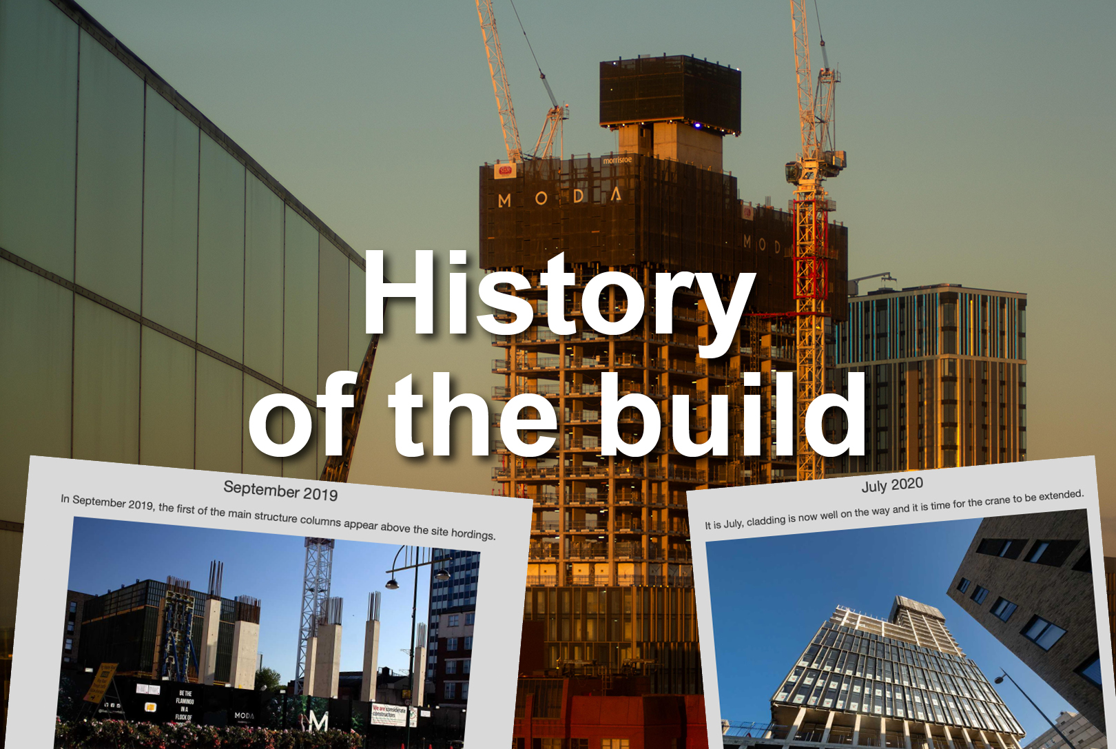 History of the build